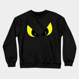 Angry cat eyes Crewneck Sweatshirt